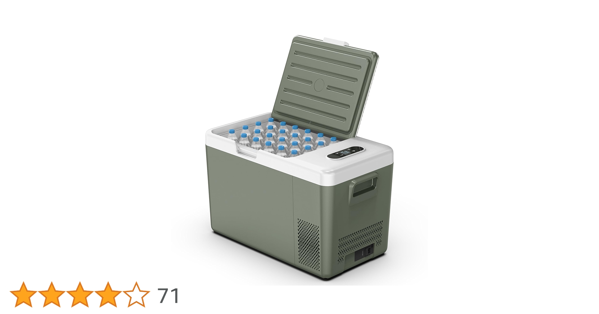 Amazon.co.jp: Alpicool 車載冷蔵庫 22L ポータブル冷蔵庫 -20
